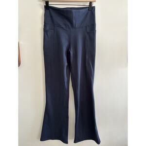 Jockey Women's Studio Flare Yoga Pant- Side Pockets - Navy Blue - Size Medium